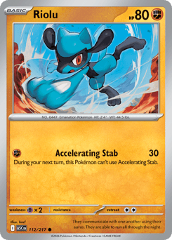 Riolu - Reverse Holo - Ball Pattern – Ascended Heroes – Reverse Holo