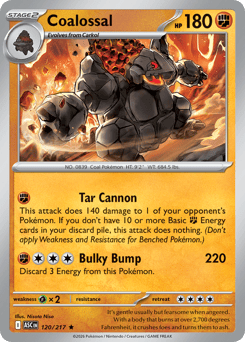 Coalossal - Reverse Holo - Ball Pattern – Ascended Heroes – Reverse Holo