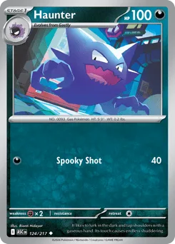 Haunter - Reverse Holo - Energy Pattern
