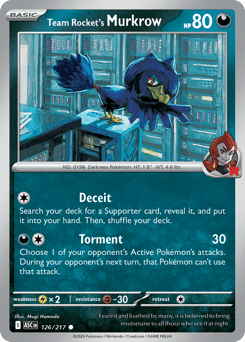 Team Rocket's Murkrow – Ascended Heroes – Normal