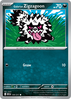 Galarian Zigzagoon – Ascended Heroes – Normal