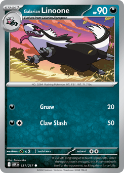 Galarian Linoone – Ascended Heroes – Normal