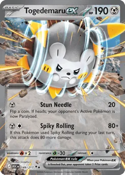 Togedemaru ex ASC 149 #149 – Ascended Heroes
