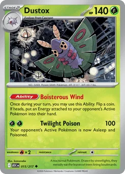 Dustox - Reverse Holo - Ball Pattern