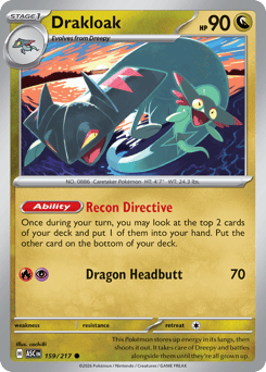Drakloak - Reverse Holo - Ball Pattern – Ascended Heroes – Reverse Holo