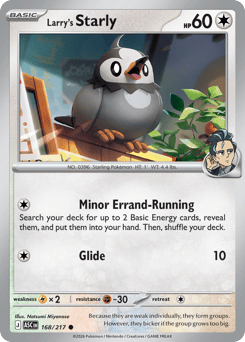 Larry's Starly - Reverse Holo - Ball Pattern – Ascended Heroes – Reverse Holo