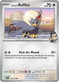 Larry's Rufflet - Reverse Holo - Energy Pattern