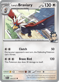 Larry's Braviary - Reverse Holo - Ball Pattern – Ascended Heroes – Reverse Holo