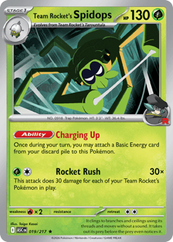 Team Rocket's Spidops • Ascended Heroes • Normal