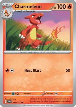 Charmeleon - Reverse Holo - Ball Pattern