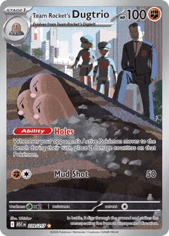 Team Rocket's Dugtrio ASC 239 #239 – Ascended Heroes