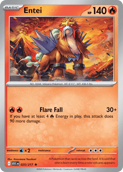 Entei - Reverse Holo - Ball Pattern – Ascended Heroes – Reverse Holo
