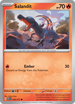 Salandit - Reverse Holo - Ball Pattern – Ascended Heroes – Reverse Holo