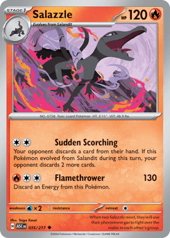 Salazzle - Reverse Holo - Ball Pattern – Ascended Heroes – Reverse Holo