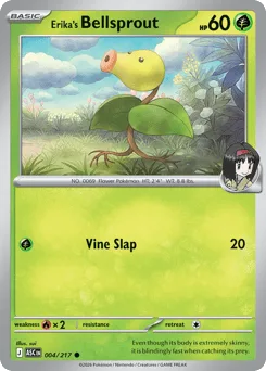 Erika's Bellsprout - Reverse Holo - Energy Pattern