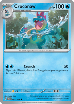 Croconaw - Reverse Holo - Ball Pattern – Ascended Heroes – Reverse Holo