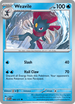 Weavile - Reverse Holo - Ball Pattern – Ascended Heroes – Reverse Holo