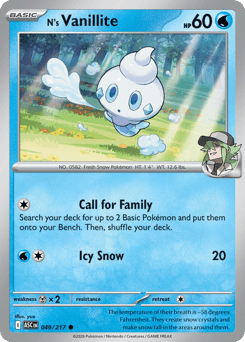 N's Vanillite – Ascended Heroes – Normal