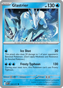 Glastrier - Reverse Holo - Ball Pattern – Ascended Heroes – Reverse Holo