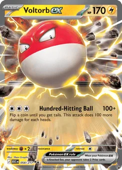 Voltorb ex ASC 058 #58 – Ascended Heroes