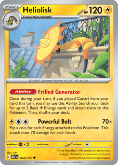 Heliolisk - Reverse Holo - Energy Pattern – Ascended Heroes – Reverse Holo
