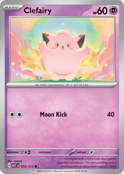 Clefairy - Reverse Holo - Energy Pattern – Ascended Heroes – Reverse Holo