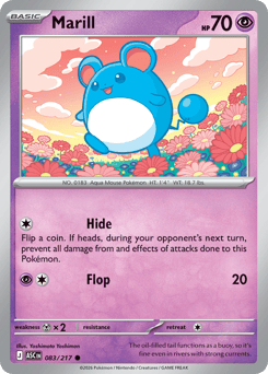 Marill - Reverse Holo - Energy Pattern – Ascended Heroes – Reverse Holo