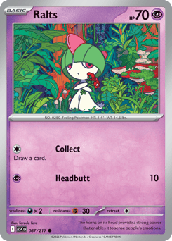 Ralts - Reverse Holo - Energy Pattern – Ascended Heroes – Reverse Holo