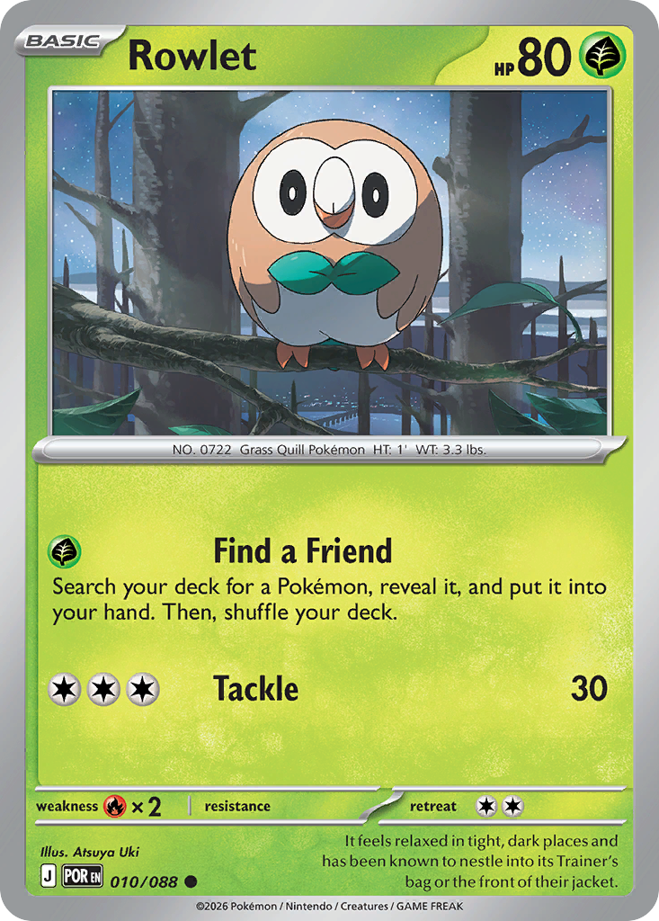 Rowlet (POR 010) – Perfect Order – Normal