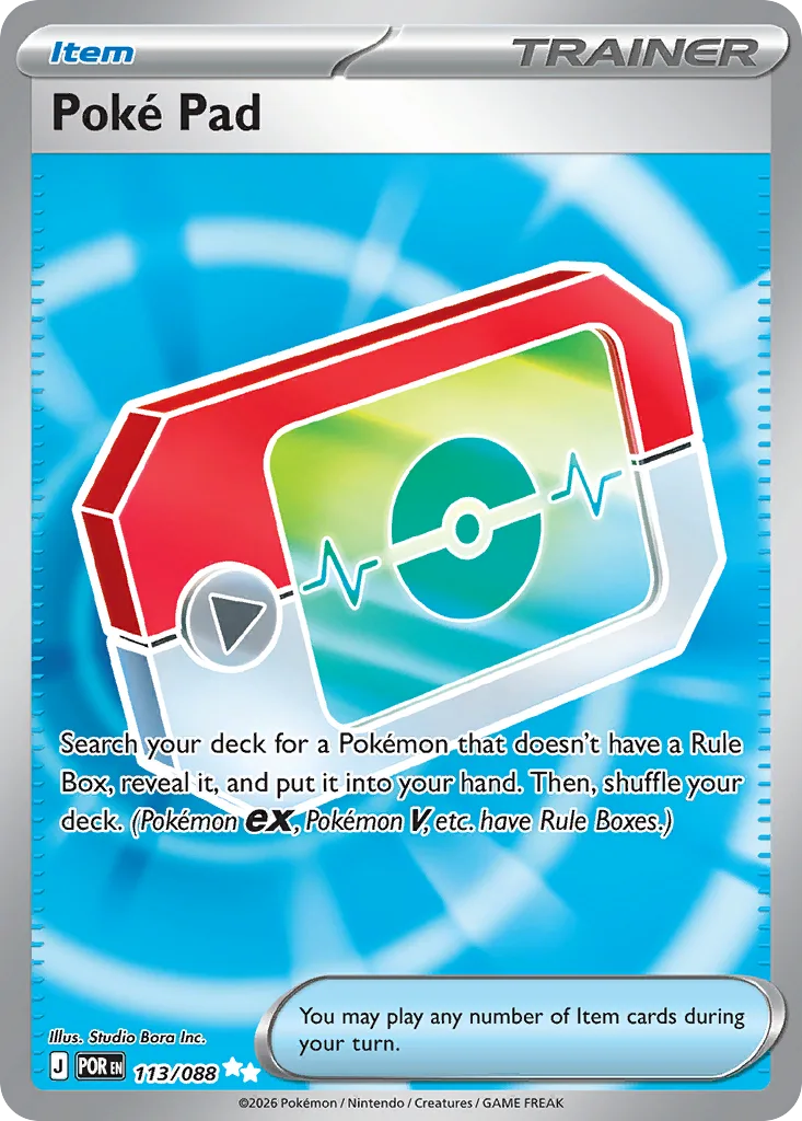 Poké Pad (POR 113) – Perfect Order – Normal
