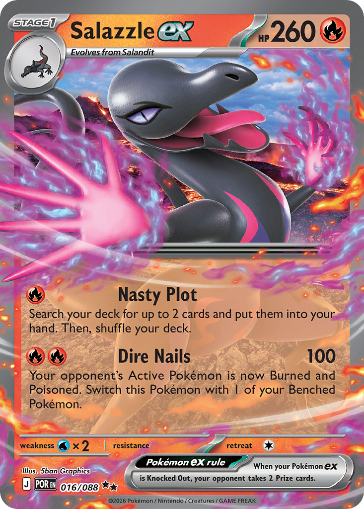 Salazzle ex (POR 016) – Perfect Order – Normal