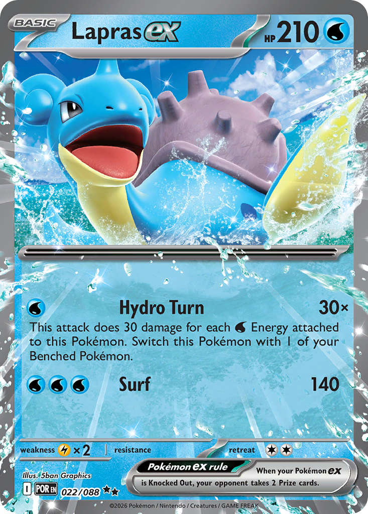 Lapras ex (POR 022) – Perfect Order – Normal