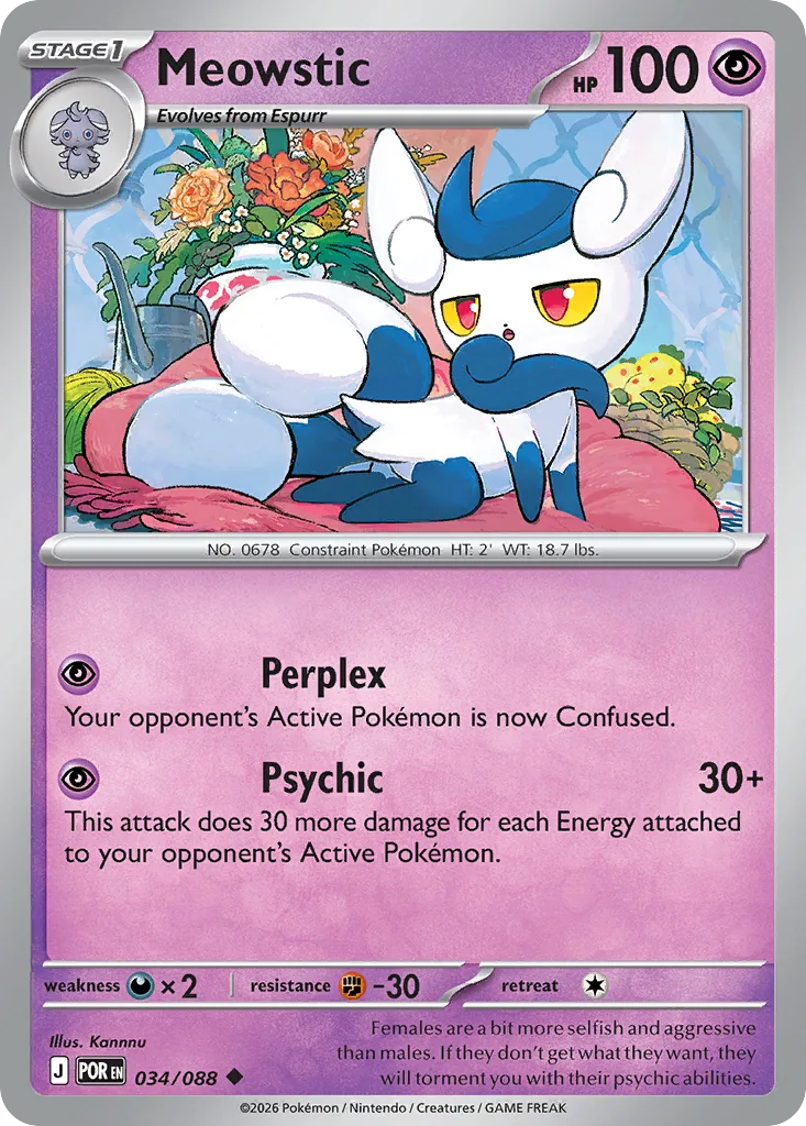 Meowstic (POR 034) – Perfect Order – Normal