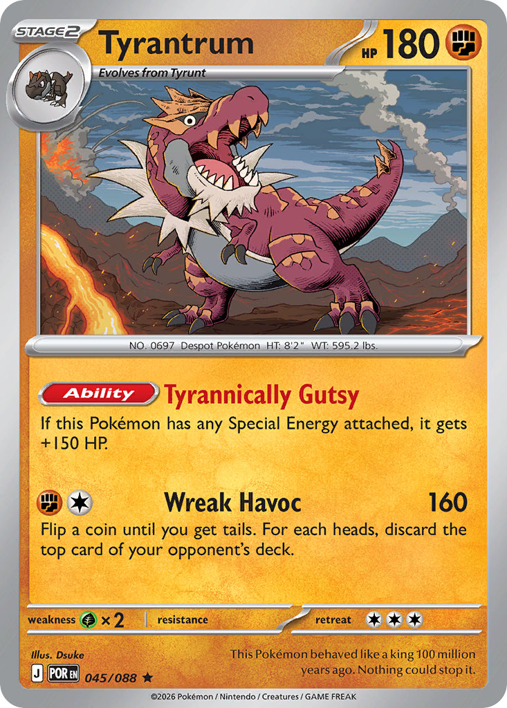 Tyrantrum (POR 045) – Perfect Order – Normal