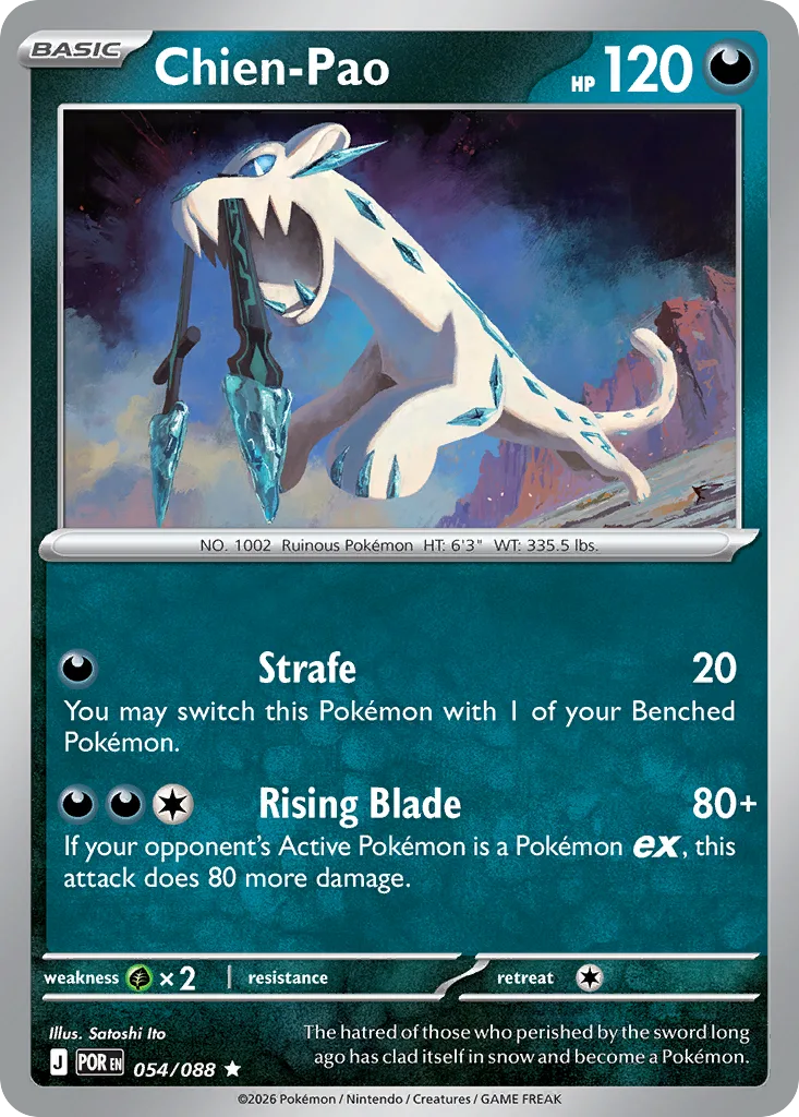 Chien-Pao - Holo (POR 054) – Perfect Order – Reverse Holo