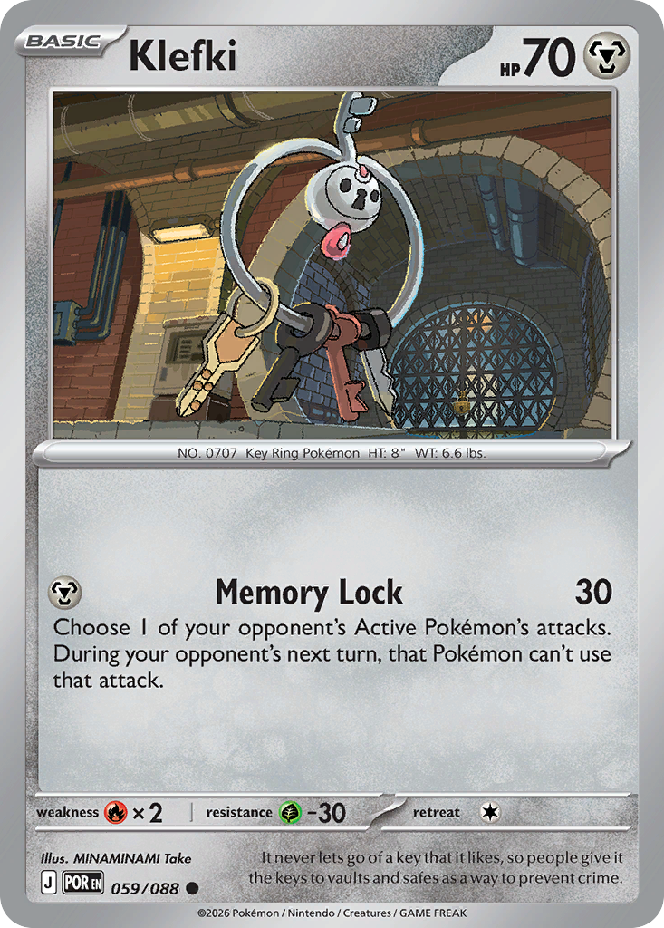 Klefki (POR 059) – Perfect Order – Normal
