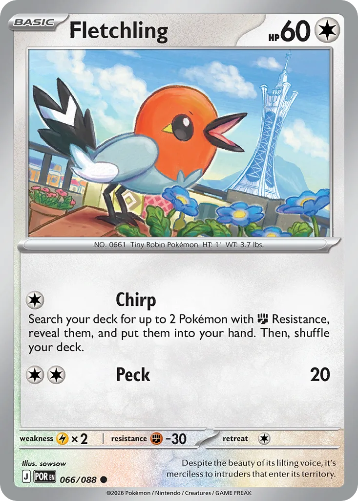 Fletchling (POR 066) – Perfect Order – Normal