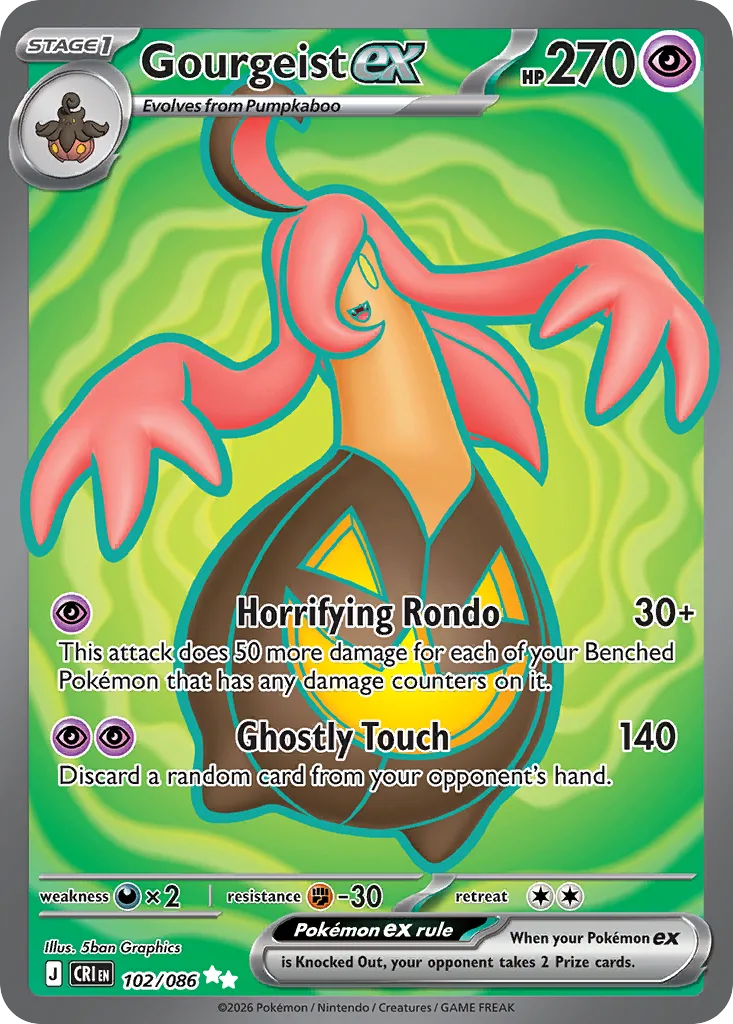Gourgeist ex (CRI 102) – Chaos Rising – Normal