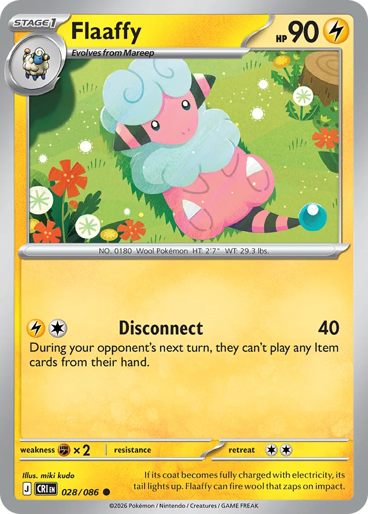 Flaaffy (CRI 028) – Chaos Rising – Normal
