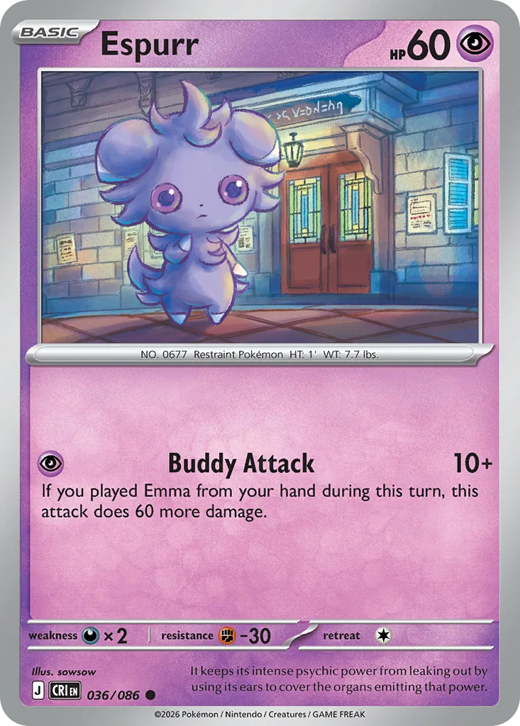 Espurr (CRI 036) – Chaos Rising – Normal