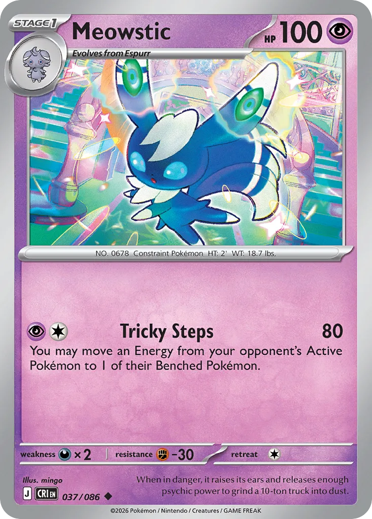 Meowstic (CRI 037) – Chaos Rising – Normal