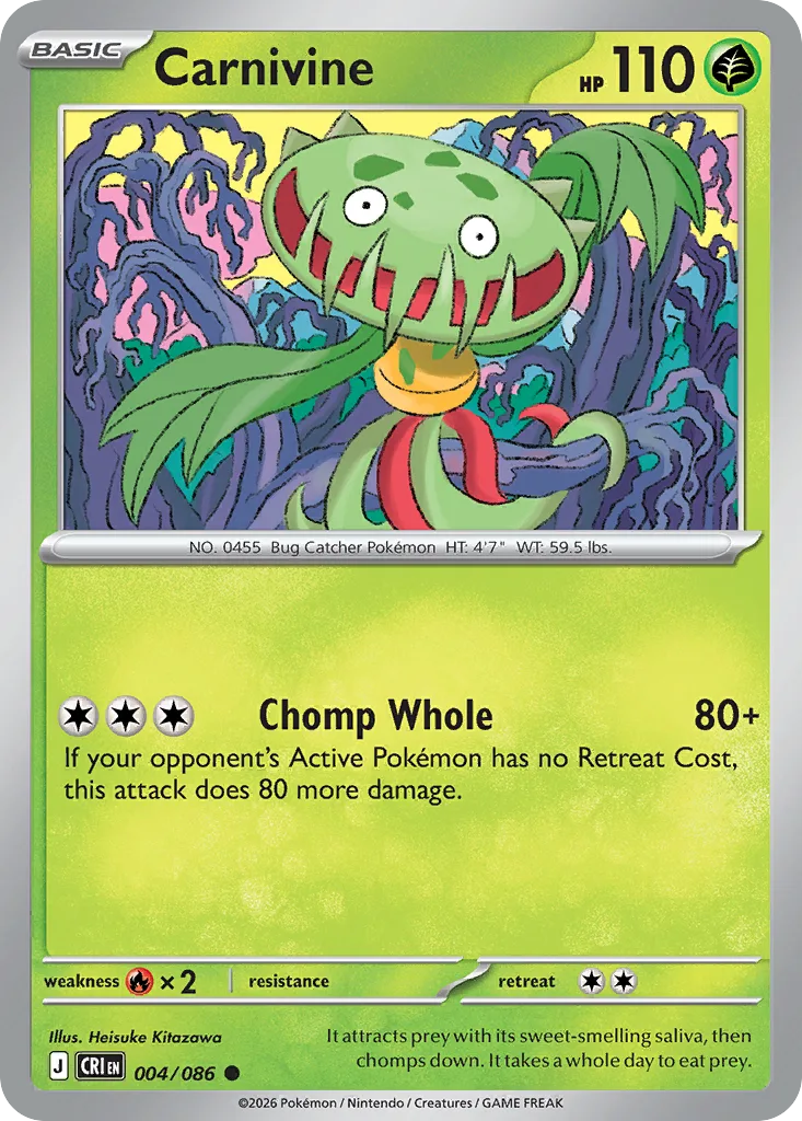 Carnivine (CRI 004) – Chaos Rising – Normal