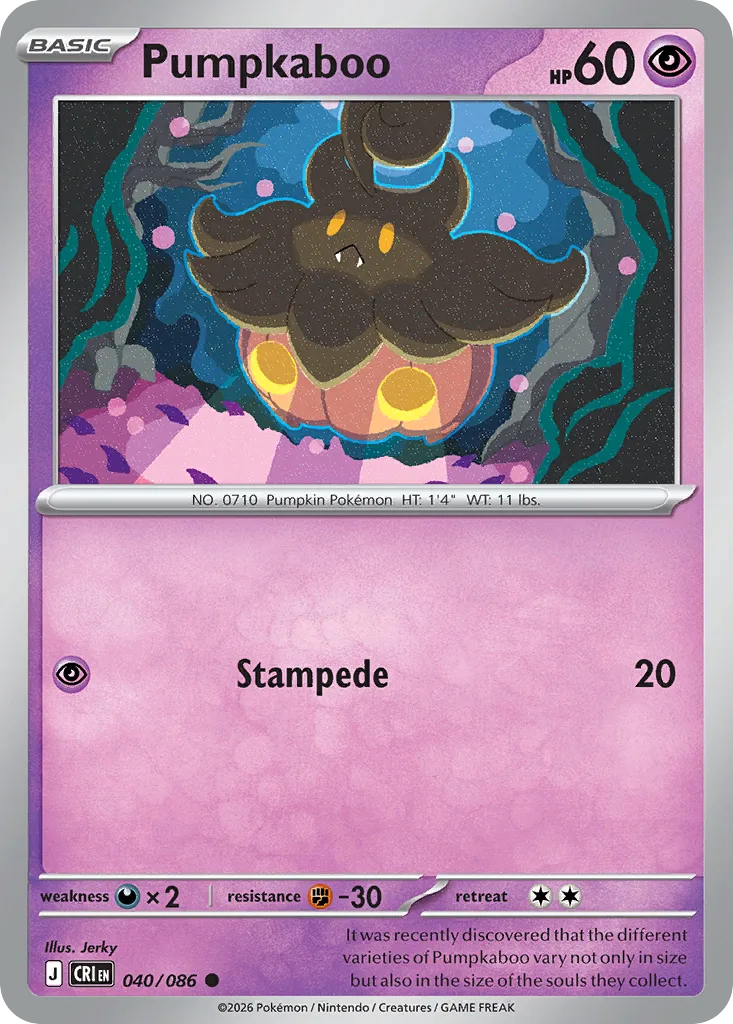 Pumpkaboo (CRI 040) – Chaos Rising – Normal