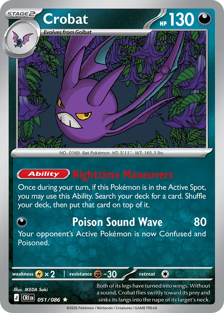 Crobat (CRI 051) – Chaos Rising – Normal