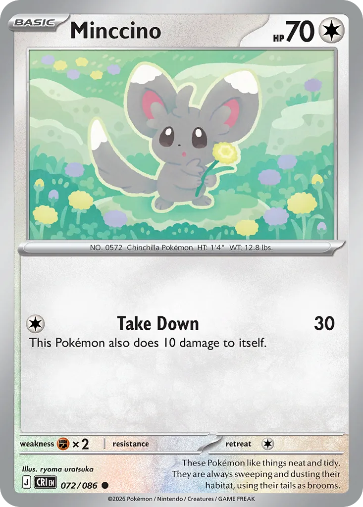 Minccino (CRI 072) – Chaos Rising – Normal