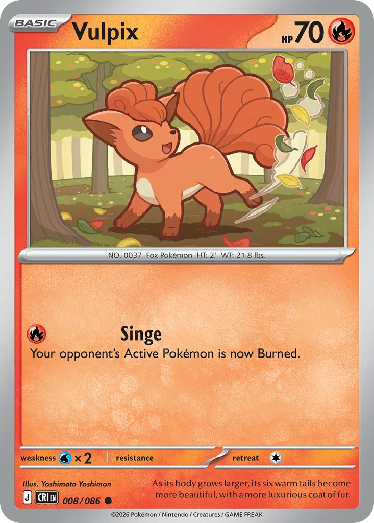 Vulpix (CRI 008) – Chaos Rising – Normal