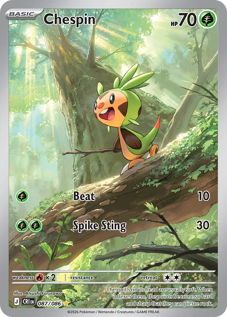 Chespin (CRI 087) – Chaos Rising – Normal