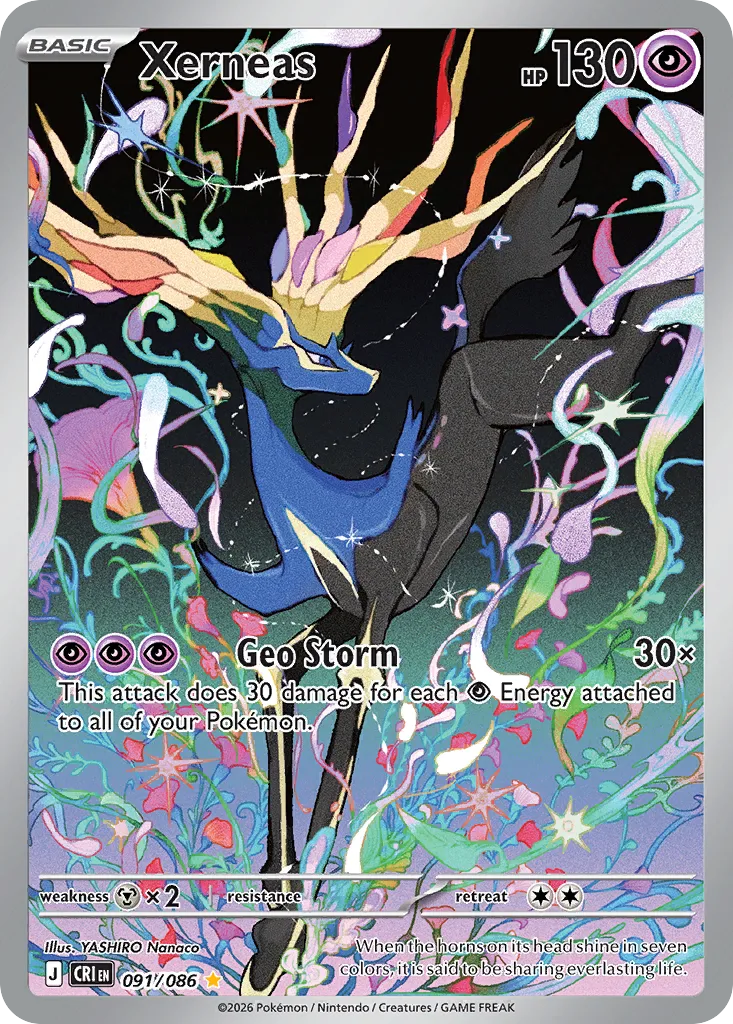 Xerneas (CRI 091) – Chaos Rising – Normal