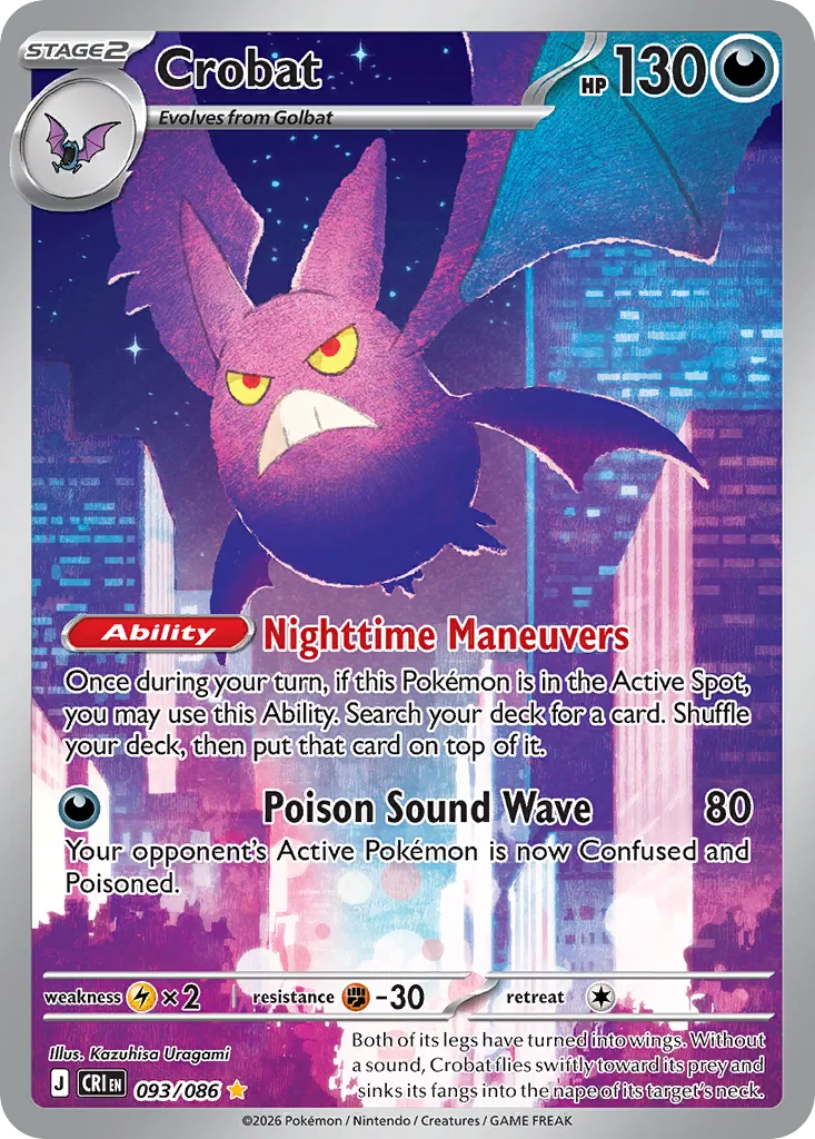 Crobat (CRI 093) – Chaos Rising – Normal