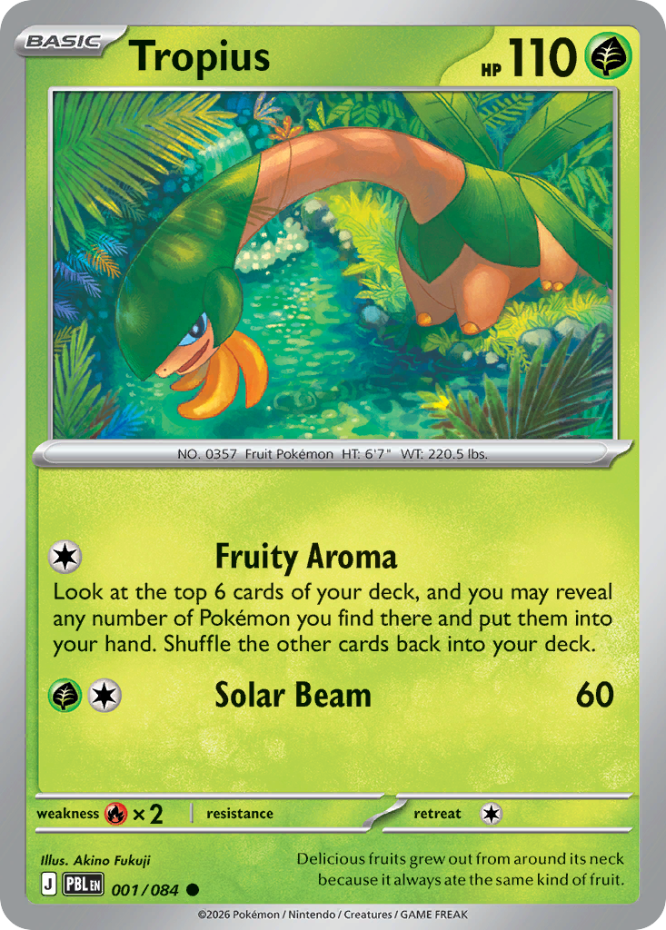 Tropius (PBL 001) – Pitch Black – Normal